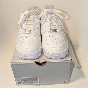 Nike Airforce 1 '07 - Womens - Size 10 -  WHITE/WHITE